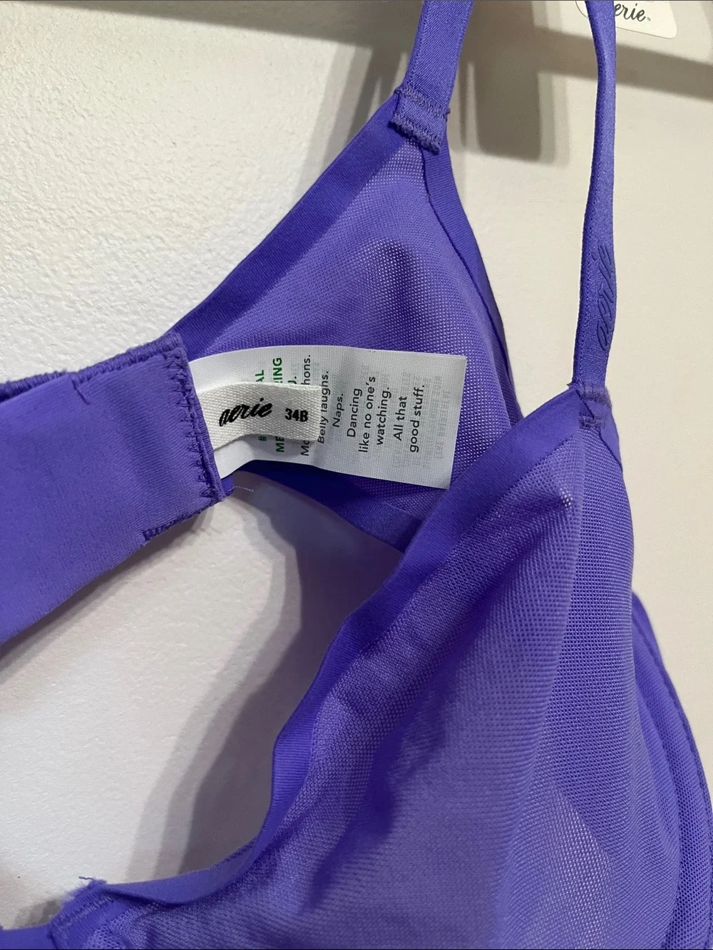 Aerie Smoothez Balconette bra bundle -Nude and Purple